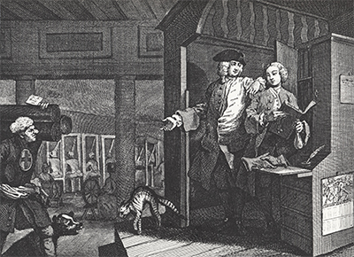 The Industrious 'Prentice a Favourite, and Entrusted by his Master William Hogarth